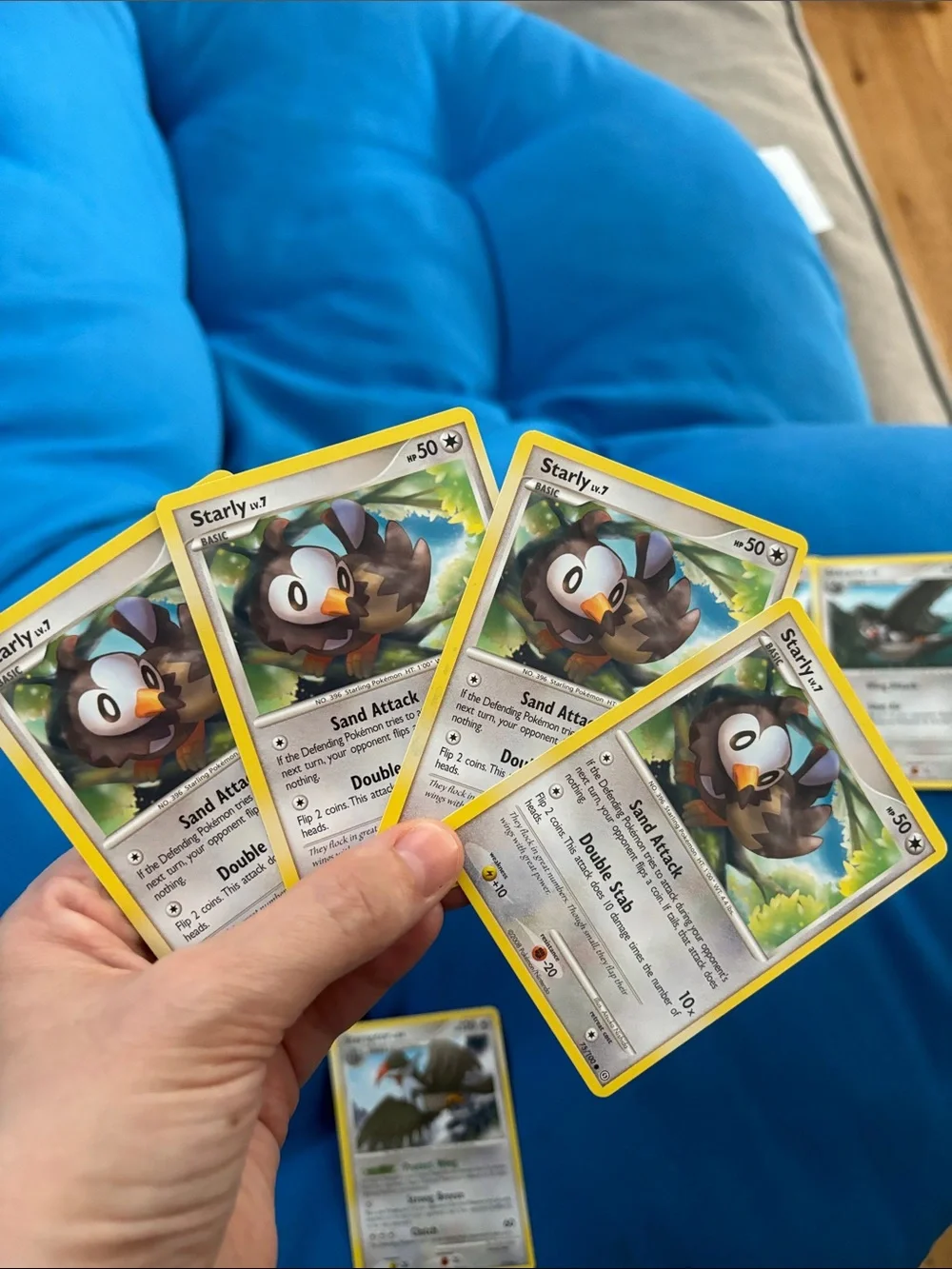 Pokémon Cards Starly Staravia Staraptor HP 50 70 120 Common Type Pokemon NWOTS